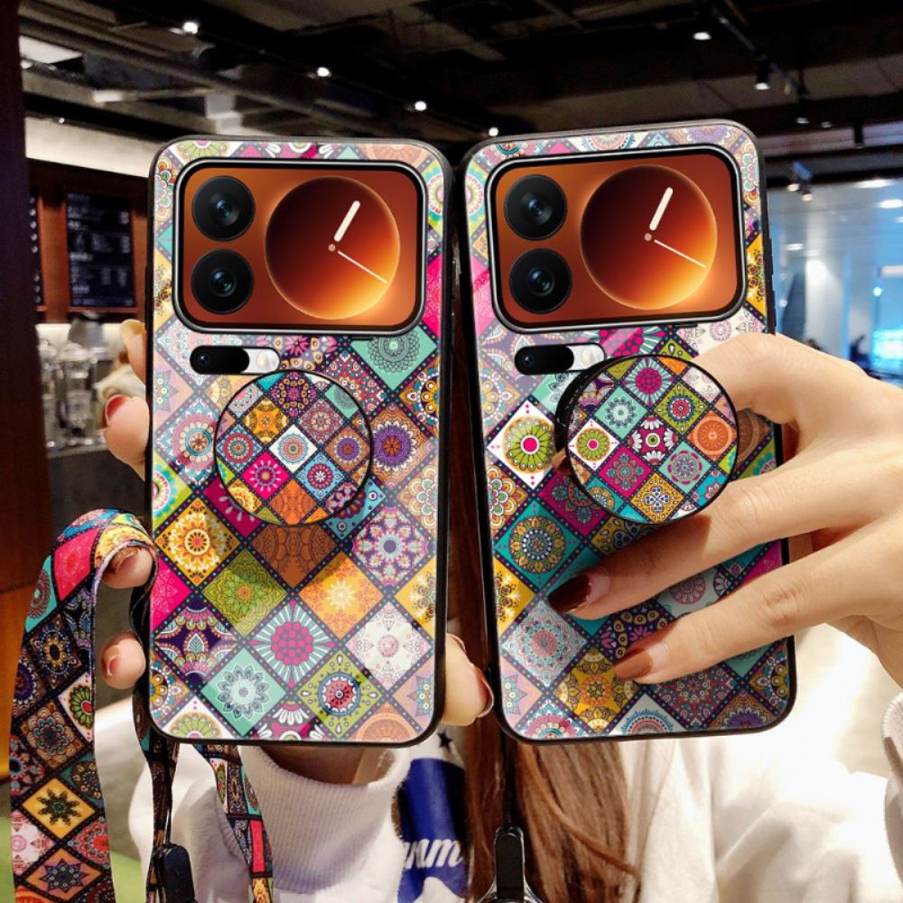 Kryt Xiaomi 17 Pro Stojan A Šňůrka Z Tvrzeného Skla