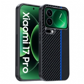 Kryt Xiaomi 17 Pro Textura Z Uhlíkových Vláken