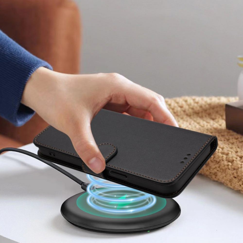 Peněženková Pouzdra Xiaomi 17 Pro Efekt Obyčejné Kůže