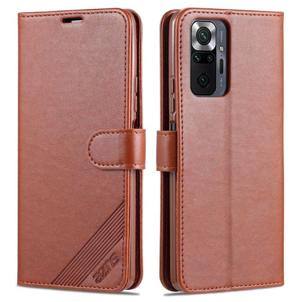 Flipové Pouzdro Na Xiaomi Redmi Note 10 Pro Azns Umělá Kůže