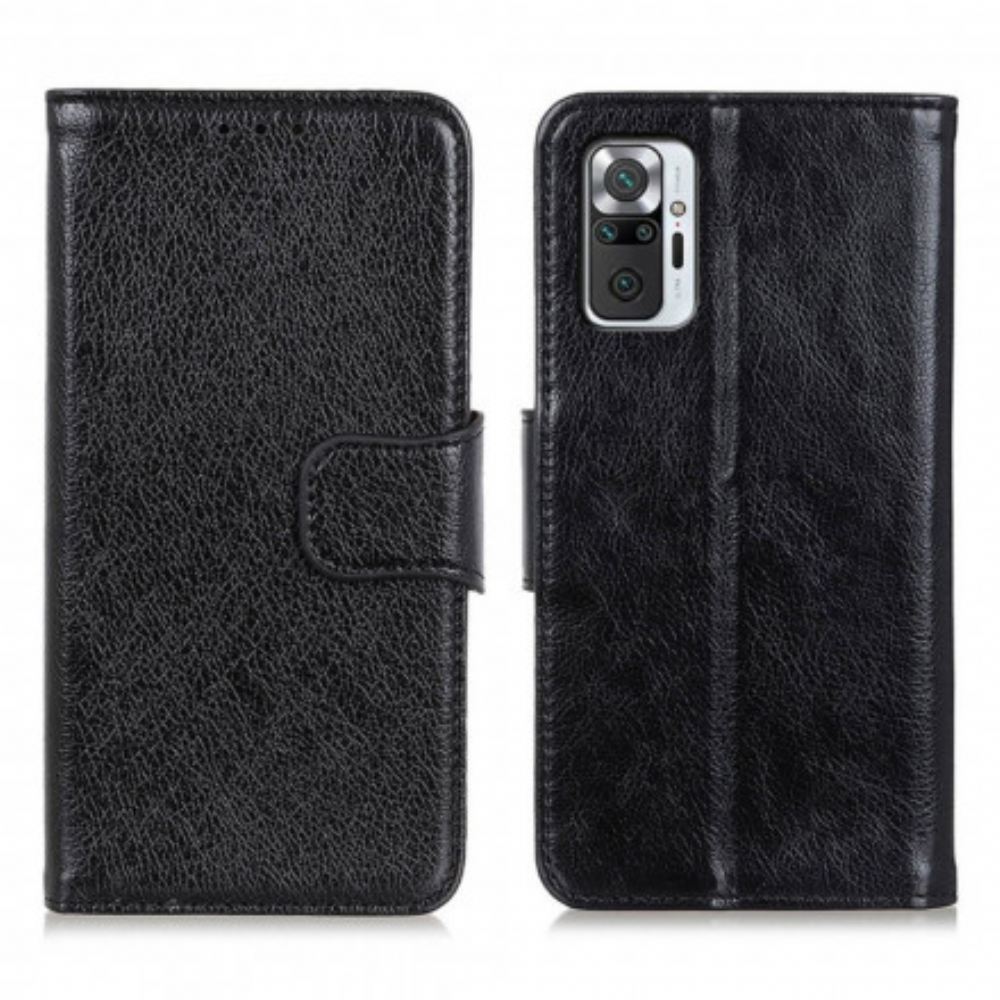 Flipové Pouzdro Na Xiaomi Redmi Note 10 Pro Dělená Kůže Nappa