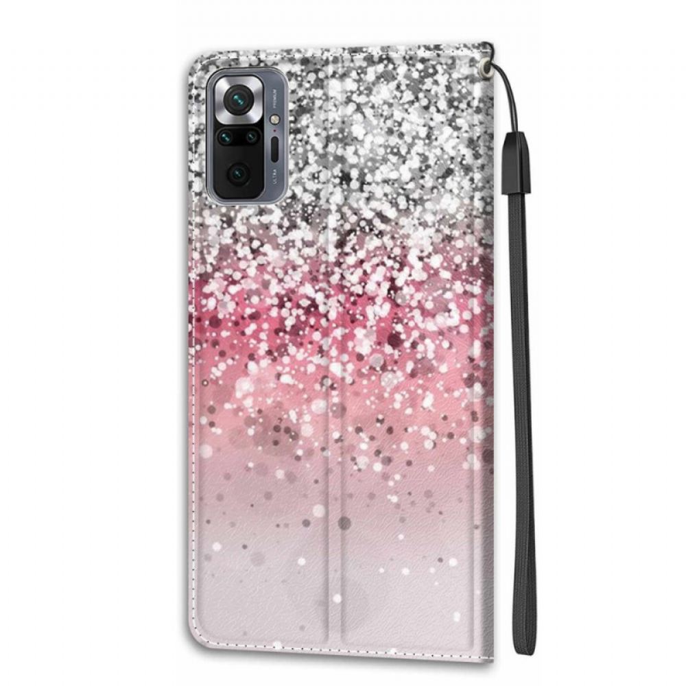 Flipové Pouzdro Na Xiaomi Redmi Note 10 Pro Flitry S Páskem