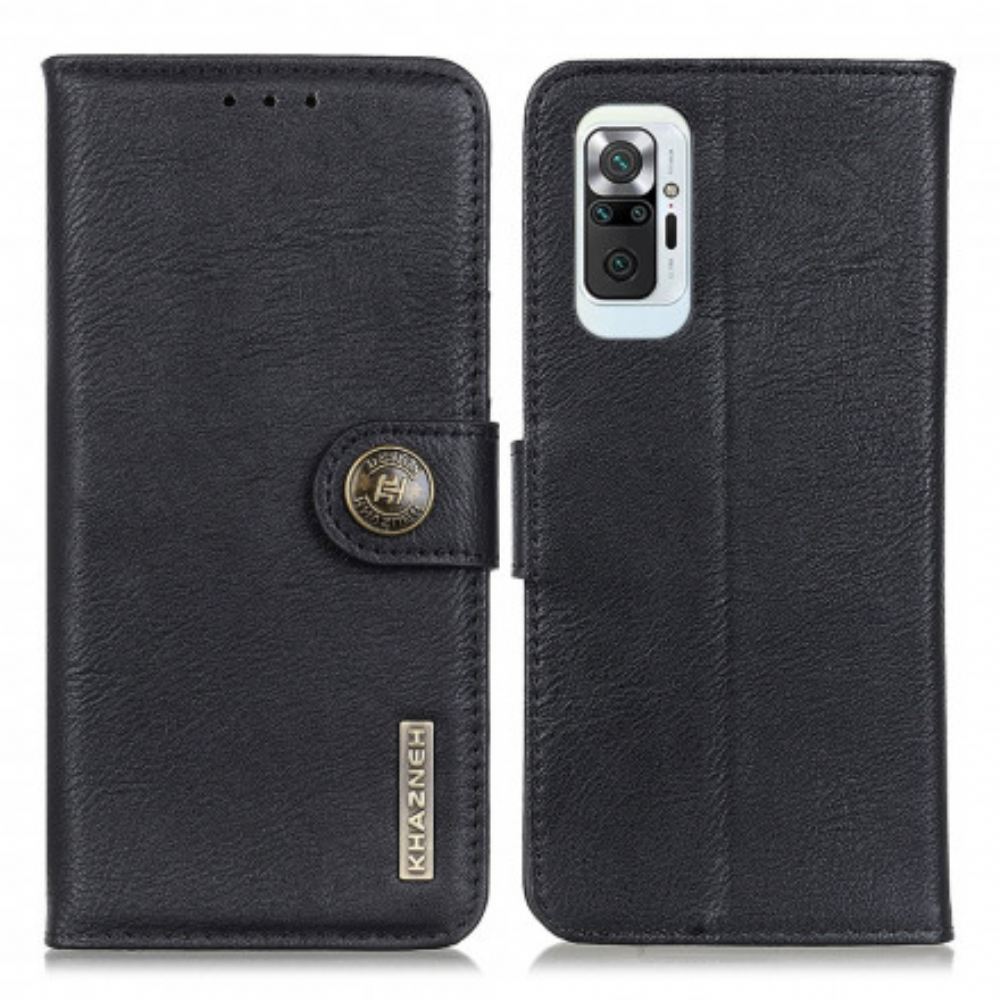 Flipové Pouzdro Na Xiaomi Redmi Note 10 Pro Imitace Kůže Khazneh