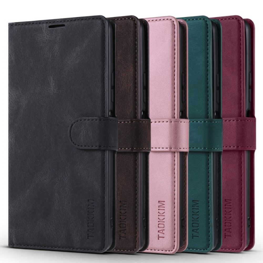 Flipové Pouzdro Na Xiaomi Redmi Note 10 Pro Kožený Styl Taokkim