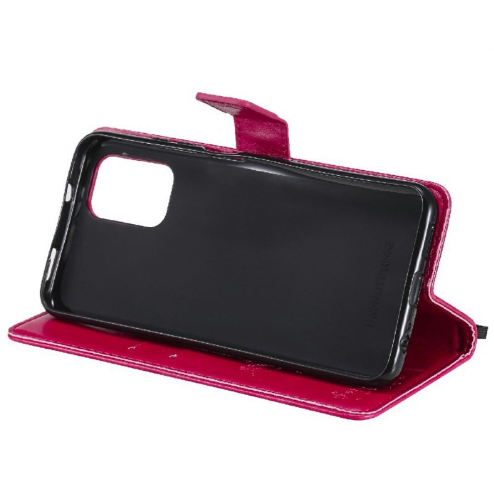 Flipové Pouzdro Na Xiaomi Redmi Note 10 Pro Na Lana Strom A Strappy Cat