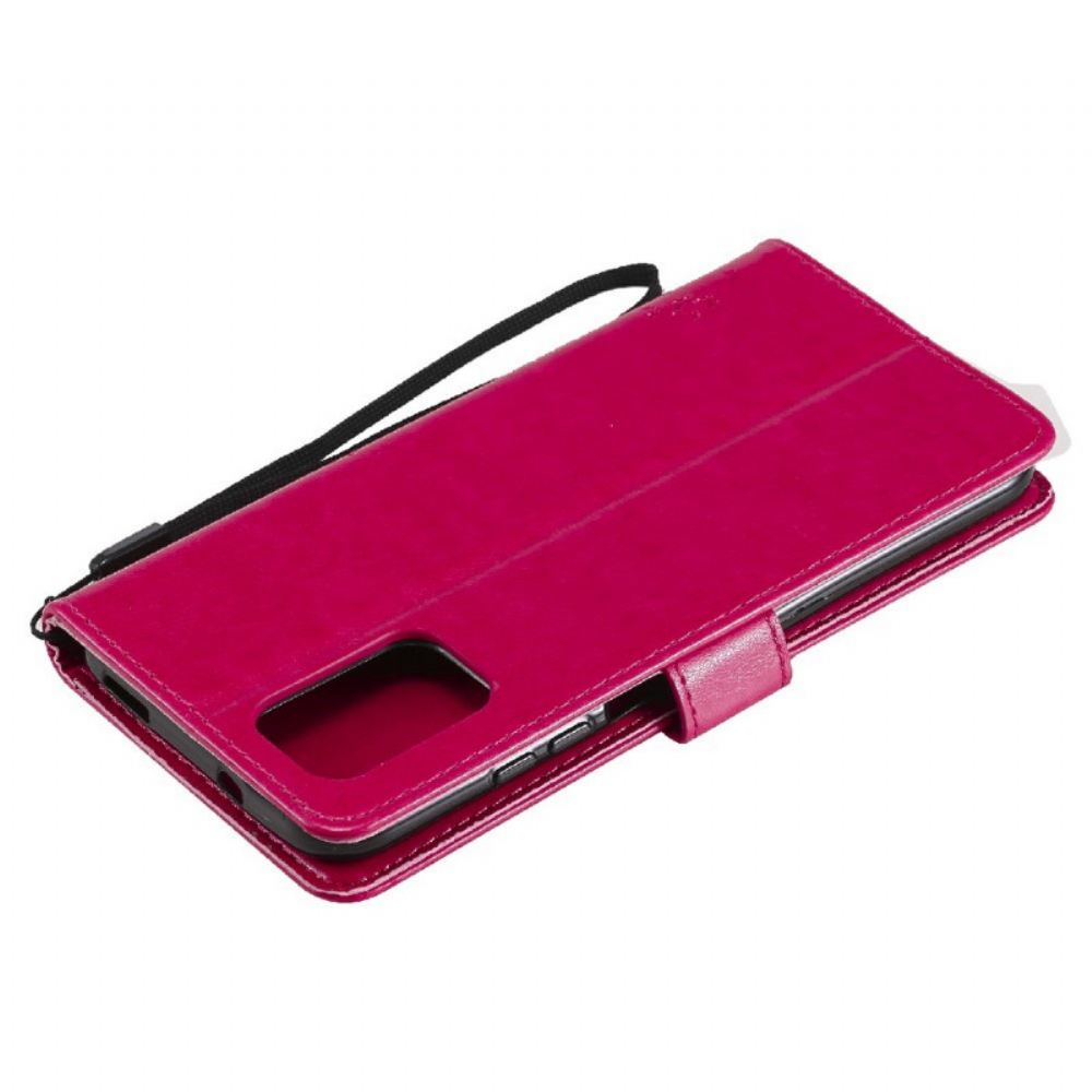 Flipové Pouzdro Na Xiaomi Redmi Note 10 Pro Na Lana Strom A Strappy Cat