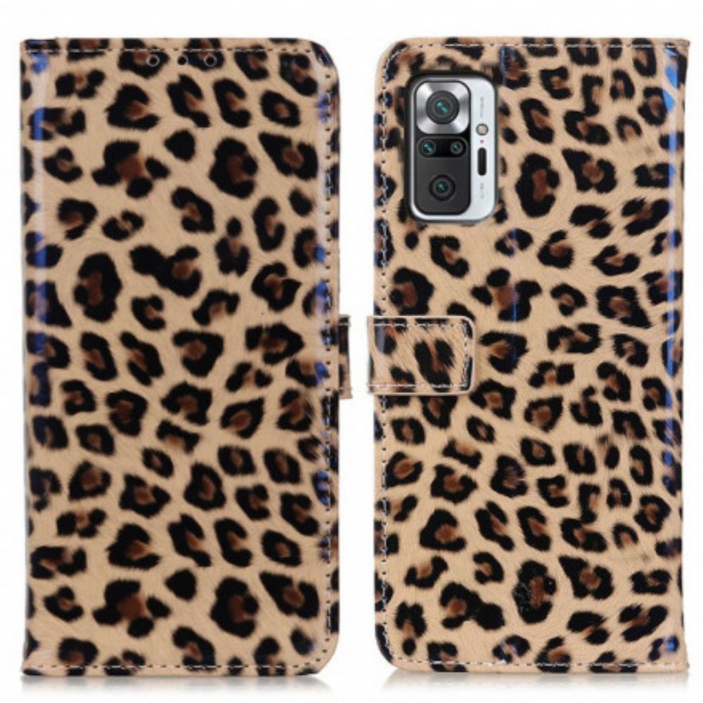 Flipové Pouzdro Na Xiaomi Redmi Note 10 Pro Leopard
