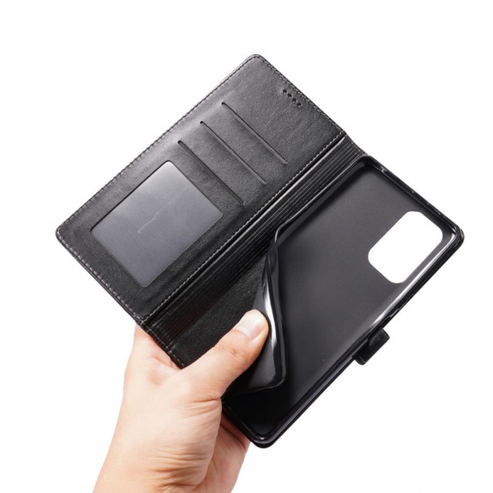 Flipové Pouzdro Na Xiaomi Redmi Note 10 Pro Lesklé A Odhalené Švy