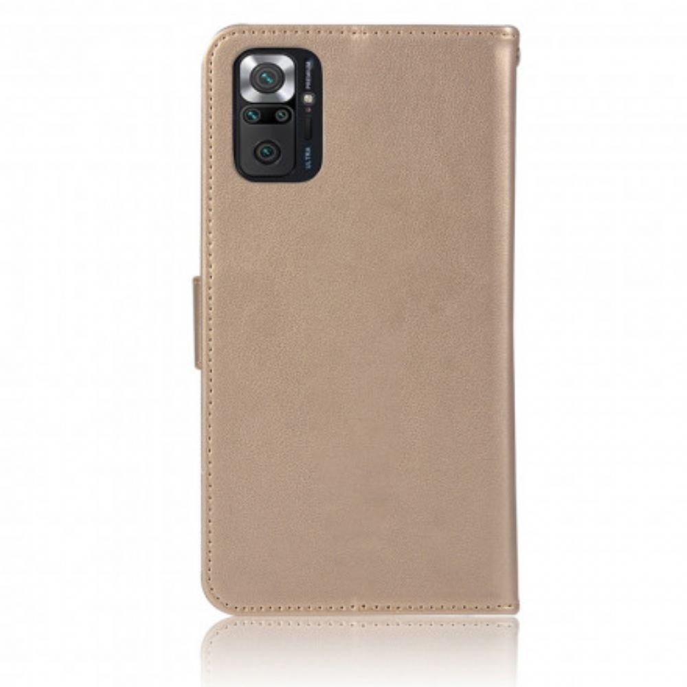 Flipové Pouzdro Na Xiaomi Redmi Note 10 Pro Sova Lapač Snů S Koženým Efektem