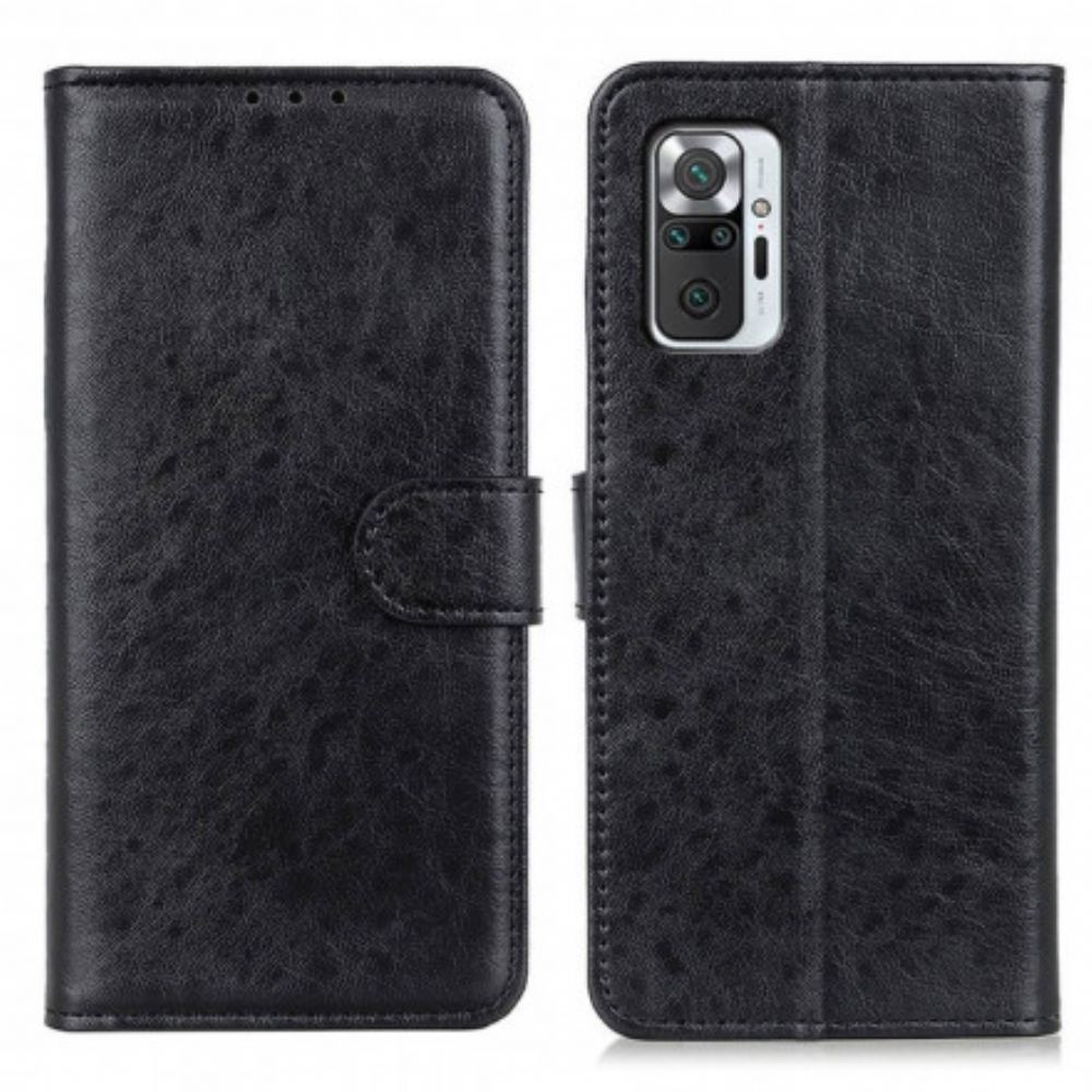 Flipové Pouzdro Na Xiaomi Redmi Note 10 Pro Texturovaná Umělá Kůže