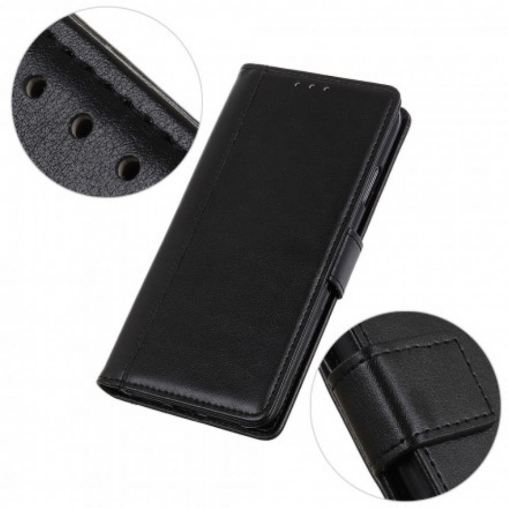 Kožené Pouzdro Na Xiaomi Redmi Note 10 Pro Styl Dělené Kůže