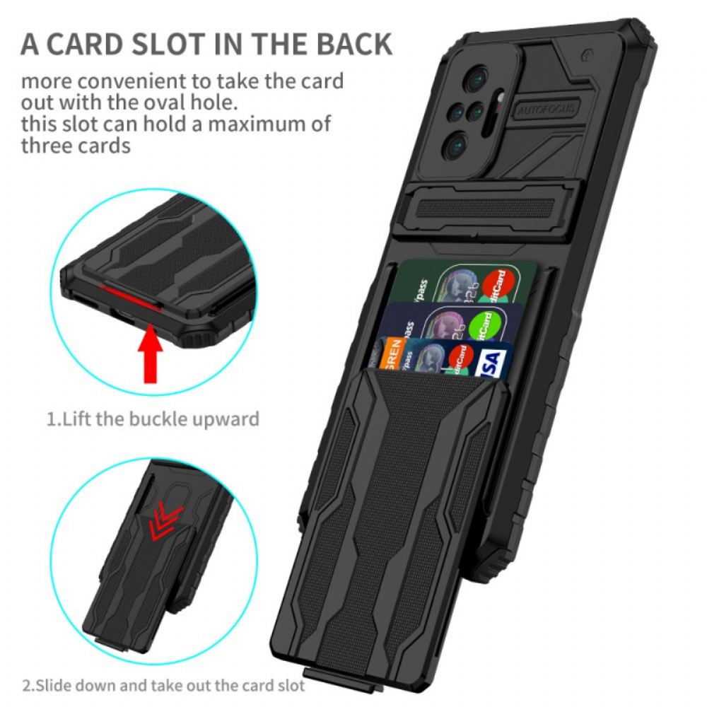 Kryt Na Xiaomi Redmi Note 10 Pro Držák Na Zip A Stojánek