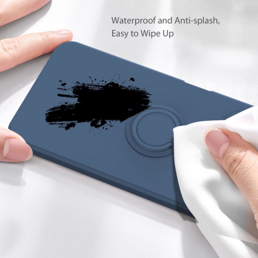 Kryt Na Xiaomi Redmi Note 10 Pro Tekutý Silikonový Kroužek A Šňůrka