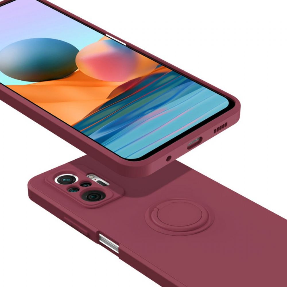 Kryt Na Xiaomi Redmi Note 10 Pro Tekutý Silikonový Kroužek A Šňůrka