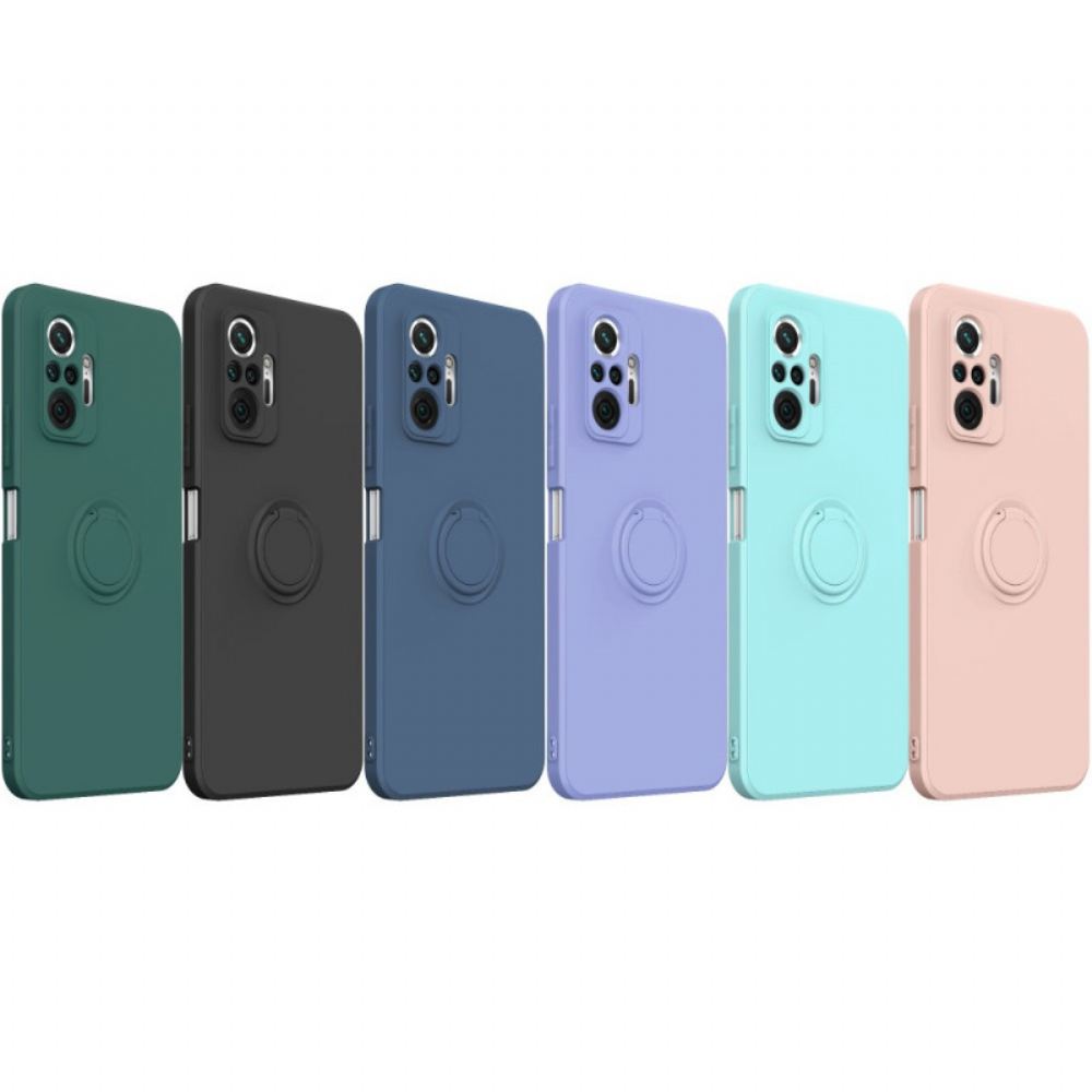 Kryt Na Xiaomi Redmi Note 10 Pro Tekutý Silikonový Kroužek A Šňůrka