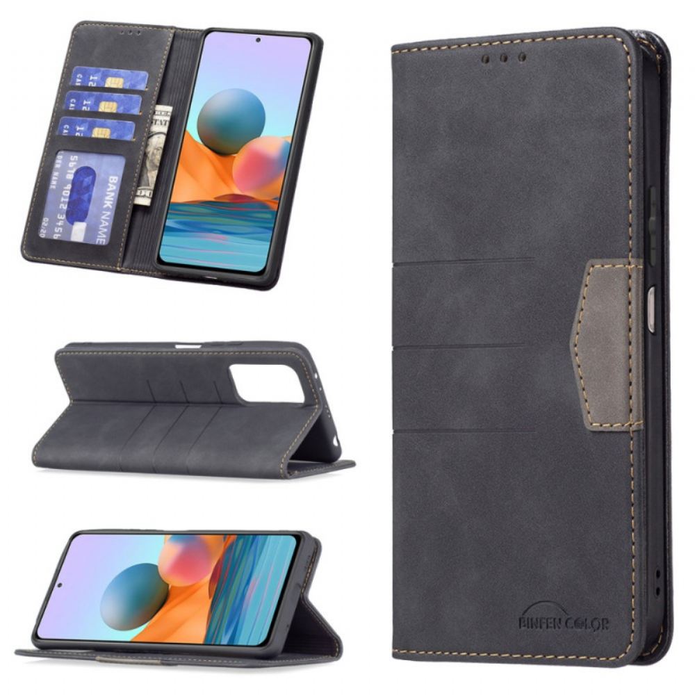 Kryty Na Mobil Na Xiaomi Redmi Note 10 Pro Flipové Pouzdro Binfenová Barva