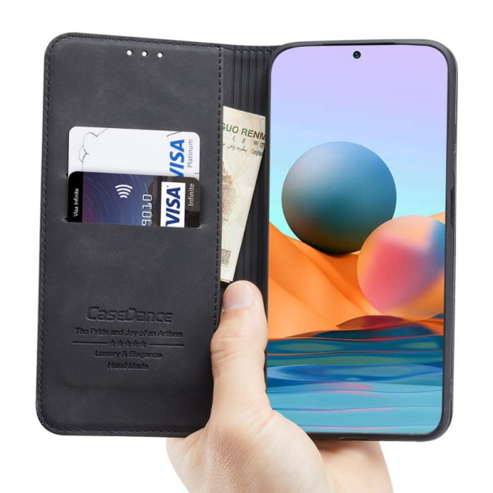 Kryty Na Mobil Na Xiaomi Redmi Note 10 Pro Flipové Pouzdro Casedance Z Umělé Kůže
