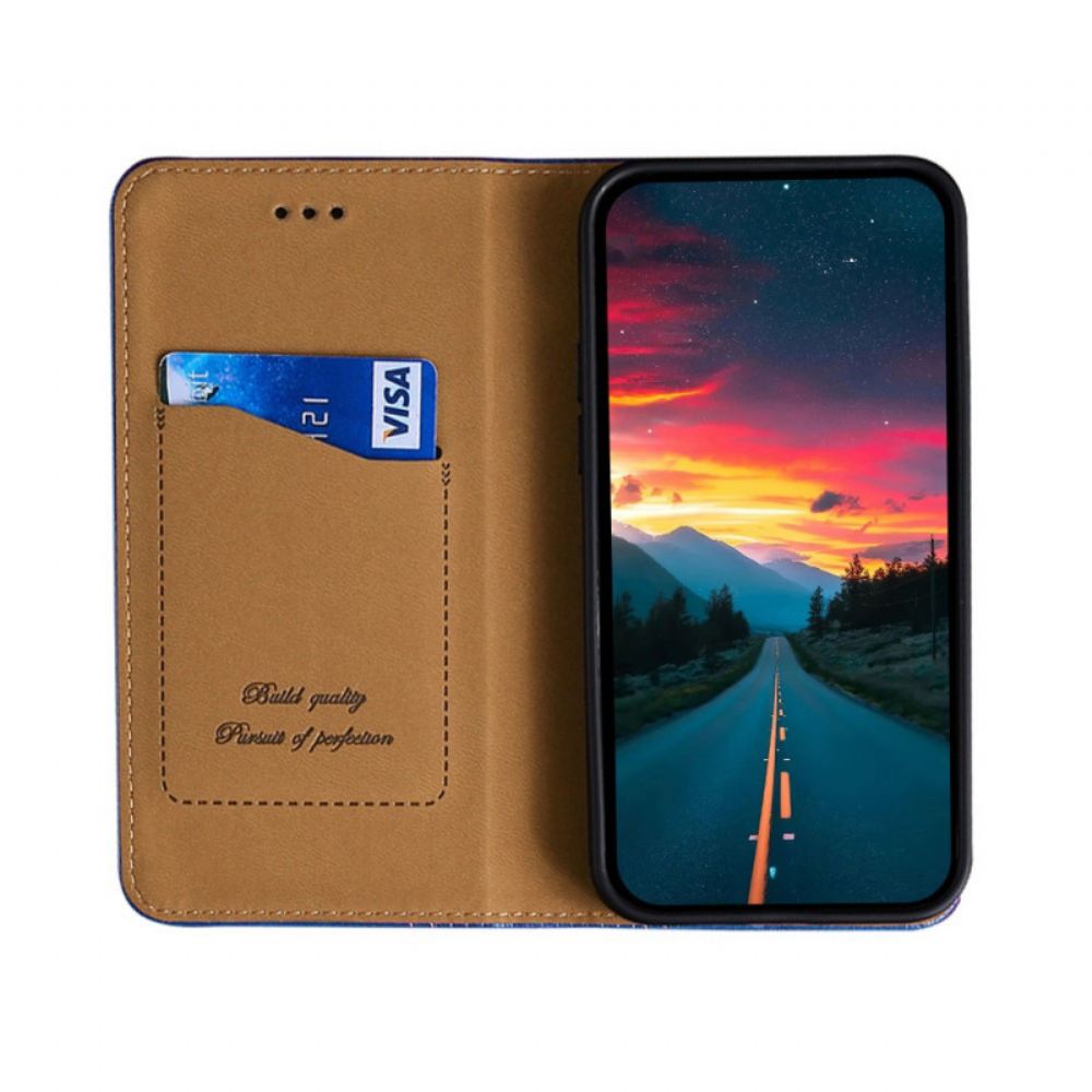 Kryty Na Mobil Na Xiaomi Redmi Note 10 Pro Flipové Pouzdro Litchi Šití Dělenou Kůží