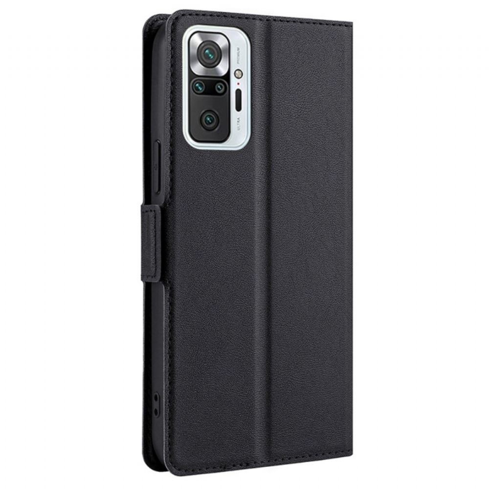 Kryty Na Mobil Na Xiaomi Redmi Note 10 Pro Flipové Pouzdro Styl Ultra Jemné Kůže