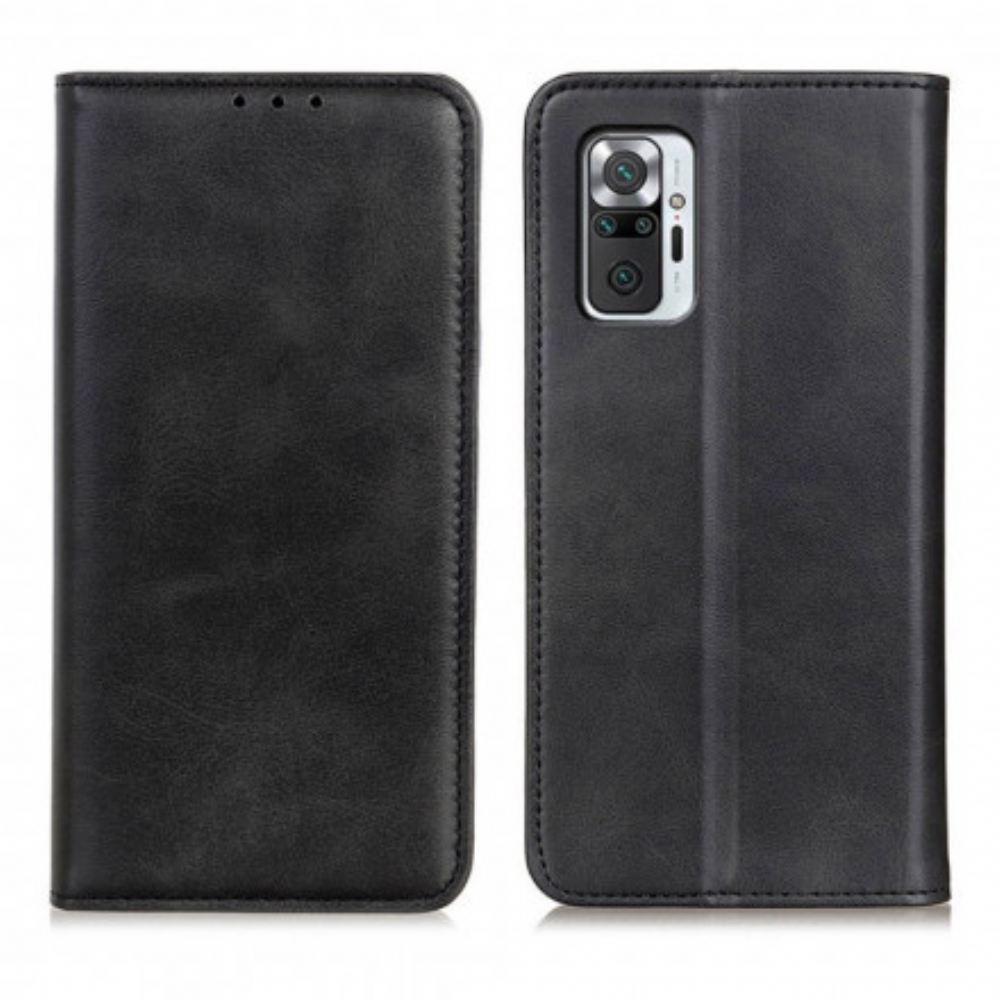 Kryty Na Mobil Na Xiaomi Redmi Note 10 Pro Flipové Pouzdro Štípaná Kůže