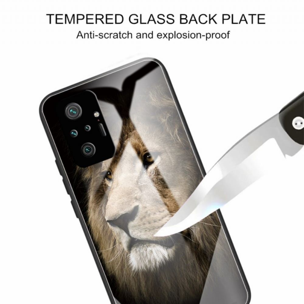 Kryty Na Mobil Na Xiaomi Redmi Note 10 Pro Tvrzené Sklo S Hlavou Lva