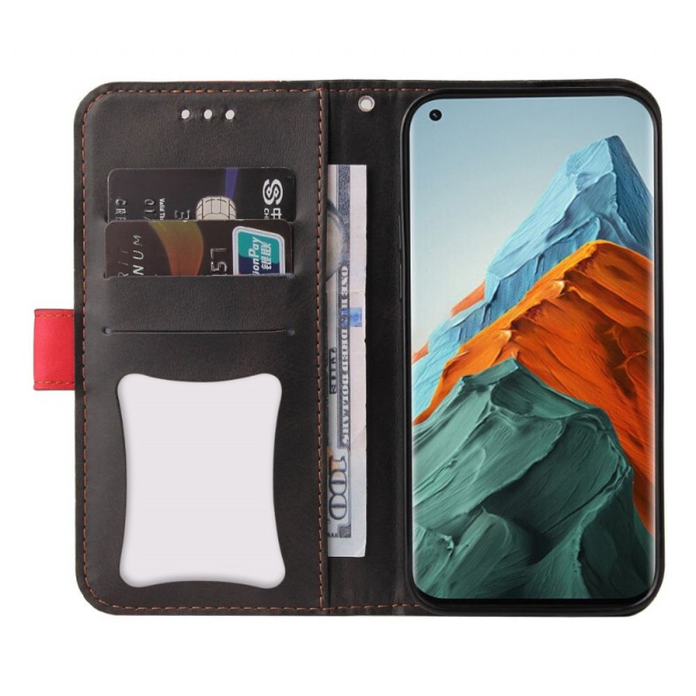 Flipové Pouzdro Na Xiaomi Mi 11 Pro Dvoubarevná