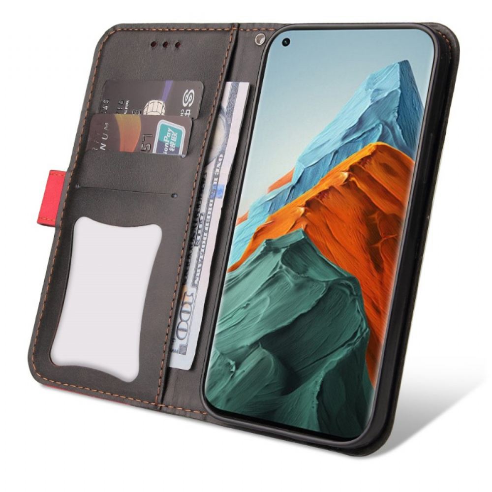 Flipové Pouzdro Na Xiaomi Mi 11 Pro Dvoubarevná
