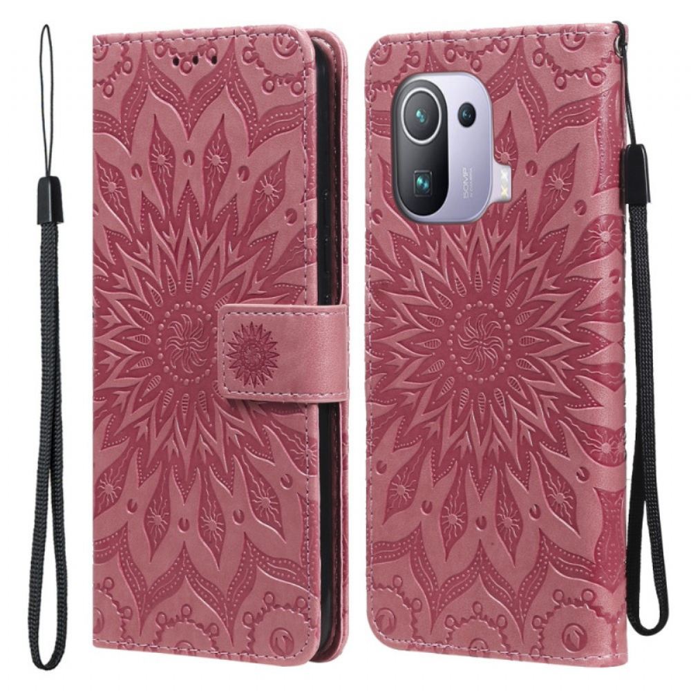 Flipové Pouzdro Na Xiaomi Mi 11 Pro Slunečnice