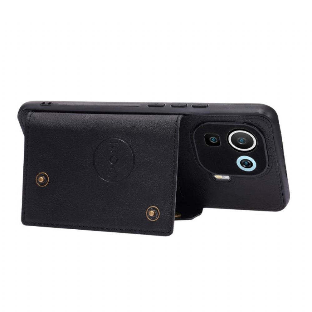 Kryt Na Xiaomi Mi 11 Pro Peněženkové Pouzdro Peněženka Se Zaklapnutím