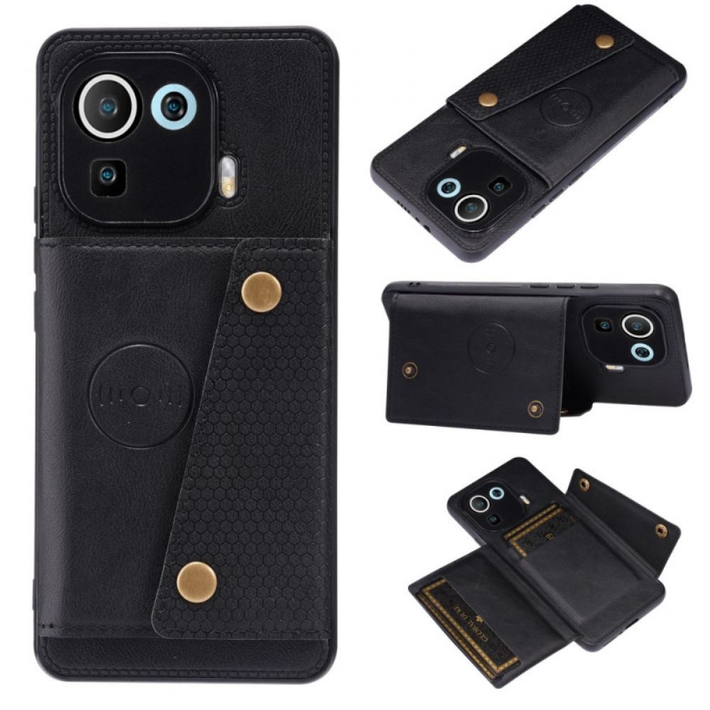 Kryt Na Xiaomi Mi 11 Pro Peněženkové Pouzdro Peněženka Se Zaklapnutím
