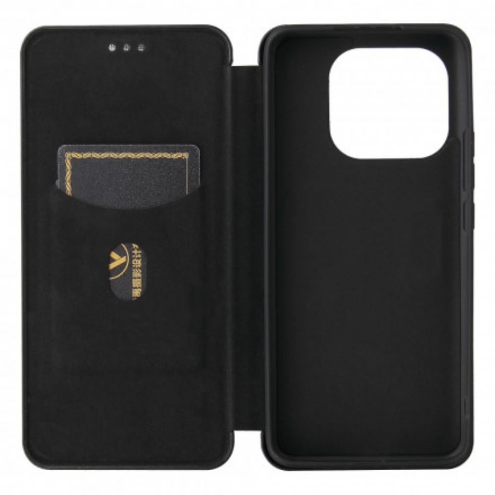 Kryty Na Mobil Na Xiaomi Mi 11 Pro Flipové Pouzdro Uhlíkové Vlákno S Opěrným Kroužkem
