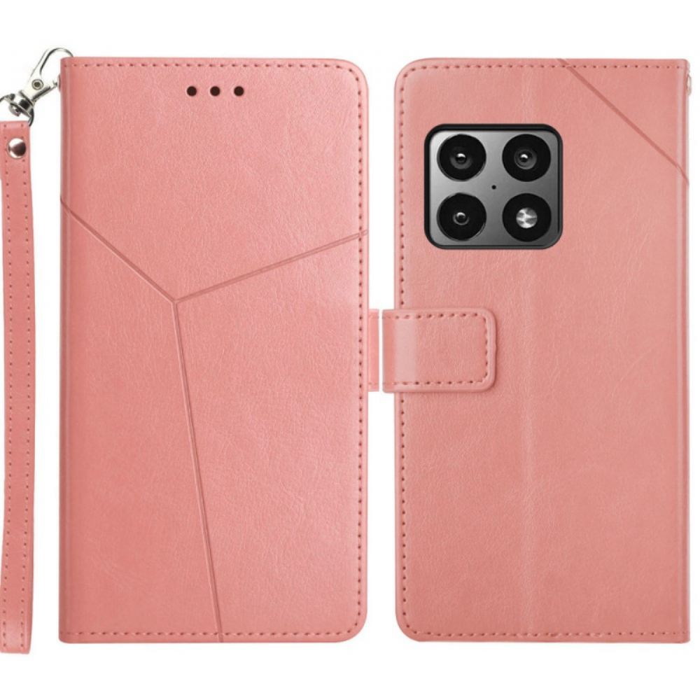 Flipové Pouzdro Na OnePlus 10 Pro 5G Design Geo Y Ve Stylu Kůže