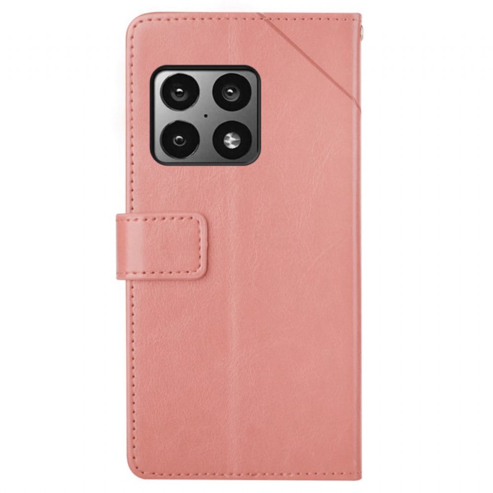 Flipové Pouzdro Na OnePlus 10 Pro 5G Design Geo Y Ve Stylu Kůže