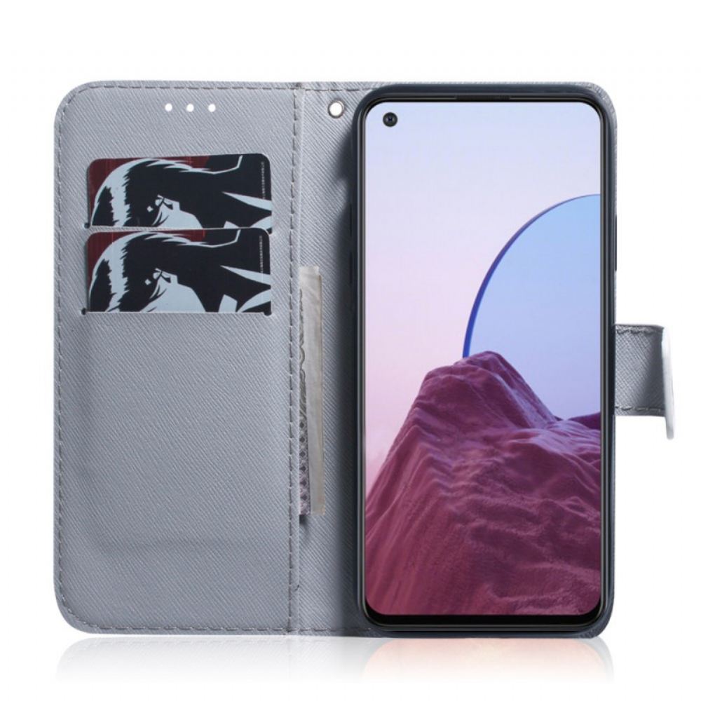 Flipové Pouzdro Na OnePlus 10 Pro 5G Kvetoucí Větev Stromu