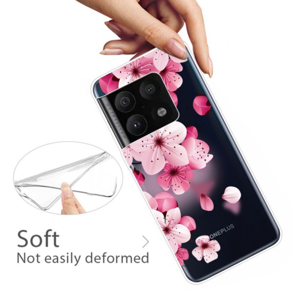 Kryt Na OnePlus 10 Pro 5G Čistě Růžový Květ