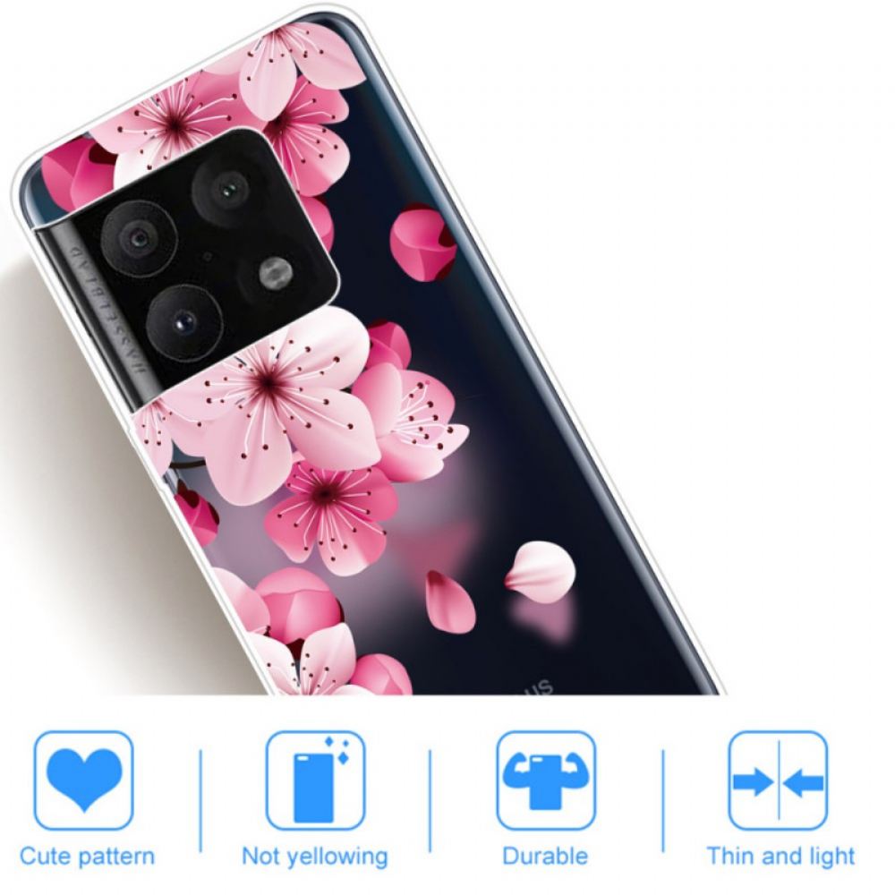 Kryt Na OnePlus 10 Pro 5G Čistě Růžový Květ