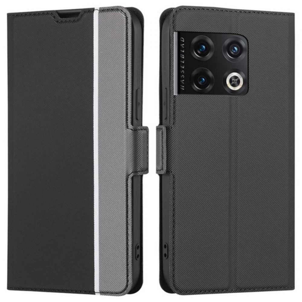 Kryty Na Mobil Na OnePlus 10 Pro 5G Flipové Pouzdro Dvoubarevná