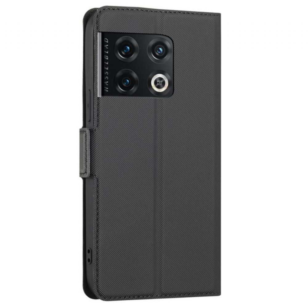 Kryty Na Mobil Na OnePlus 10 Pro 5G Flipové Pouzdro Dvoubarevná