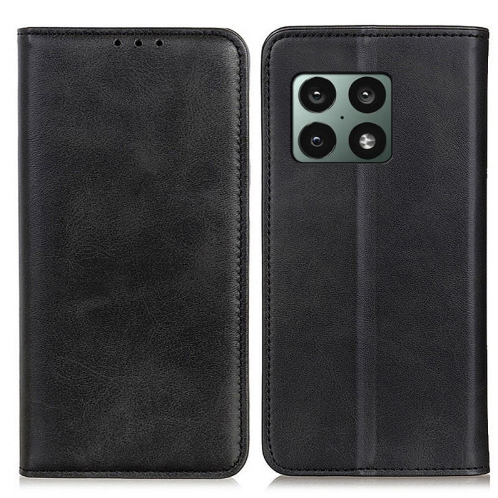 Kryty Na Mobil Na OnePlus 10 Pro 5G Flipové Pouzdro Elegance Štípaná Kůže