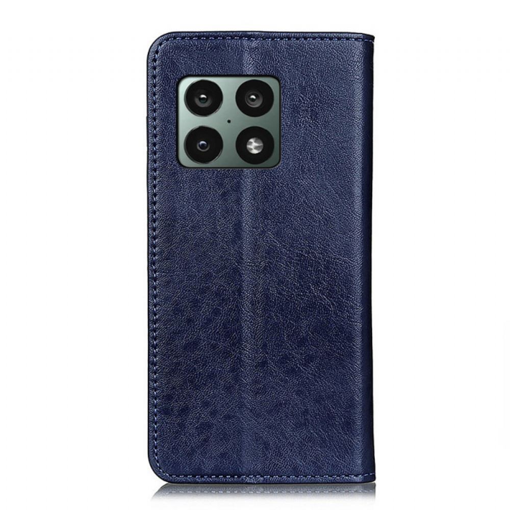 Kryty Na Mobil Na OnePlus 10 Pro 5G Flipové Pouzdro Textura Kůže
