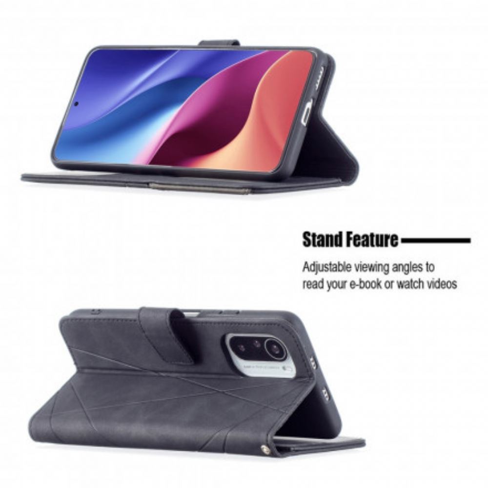 Flipové Pouzdro Na Xiaomi Mi 11i 5G / Poco F3 Barva Trojúhelníku Binfen