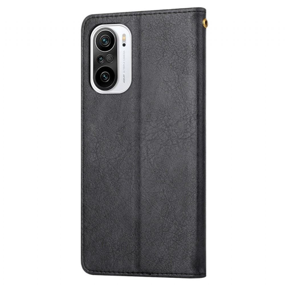Flipové Pouzdro Na Xiaomi Mi 11i 5G / Poco F3 Silueta Z Umělé Kůže