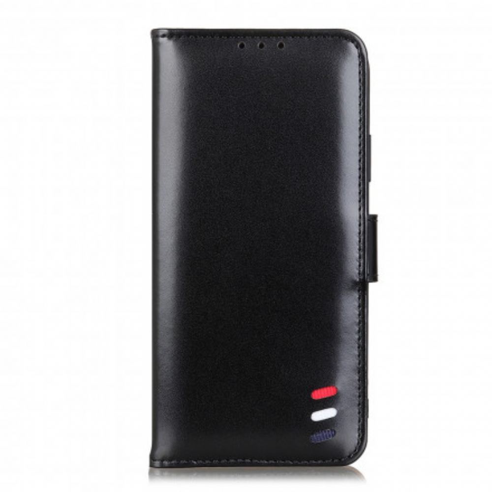 Flipové Pouzdro Na Xiaomi Mi 11i 5G / Poco F3 Tříbarevný Kožený Efekt