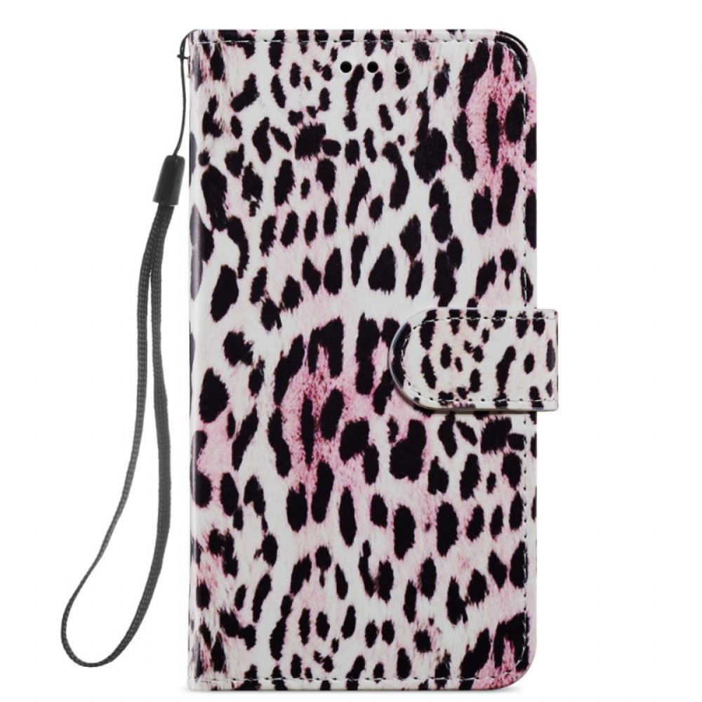 Kožené Pouzdro Na Xiaomi Mi 11i 5G / Poco F3 Leopardí Tisk
