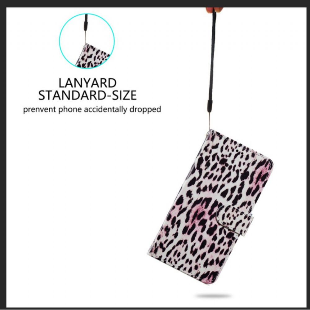 Kožené Pouzdro Na Xiaomi Mi 11i 5G / Poco F3 Leopardí Tisk