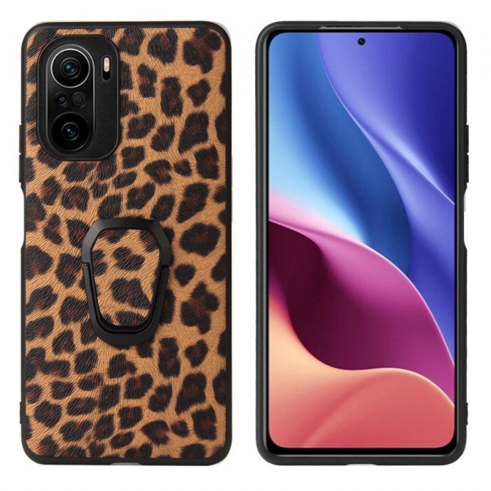 Kryt Na Xiaomi Mi 11i 5G / Poco F3 Podpora Leopardího Prstenu Podpora Leopardího Prstenu
