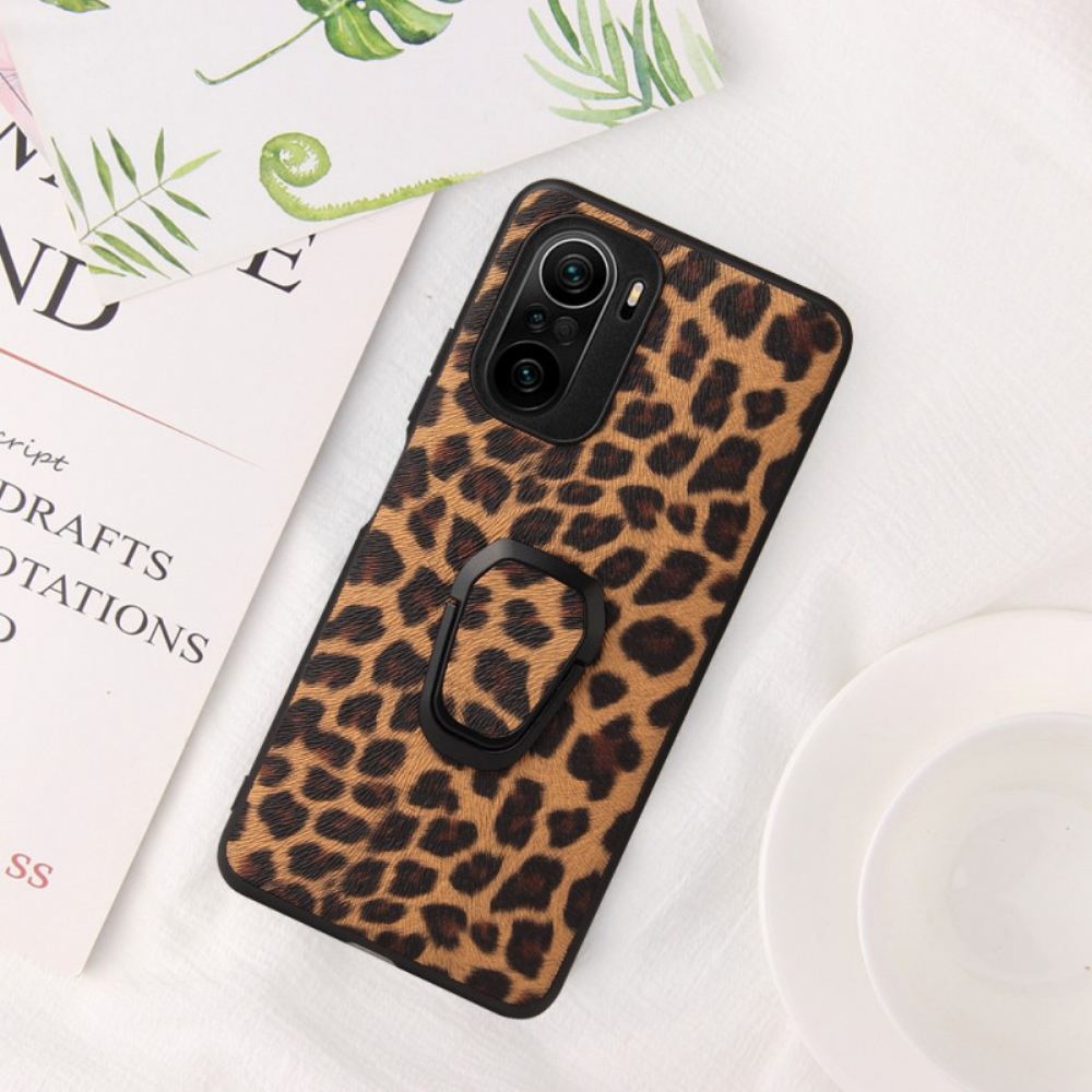 Kryt Na Xiaomi Mi 11i 5G / Poco F3 Podpora Leopardího Prstenu Podpora Leopardího Prstenu