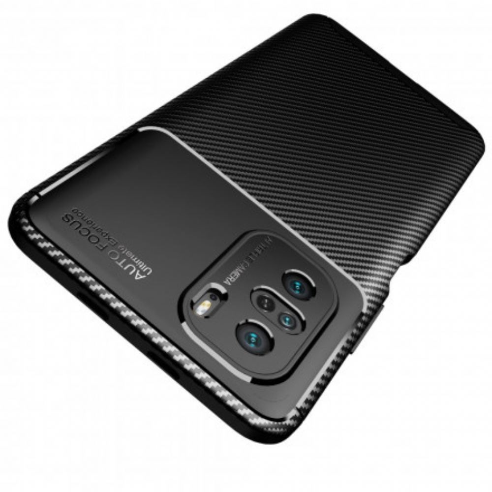 Kryty Na Mobil Na Xiaomi Mi 11i 5G / Poco F3 Flexibilní Textura Uhlíkových Vláken