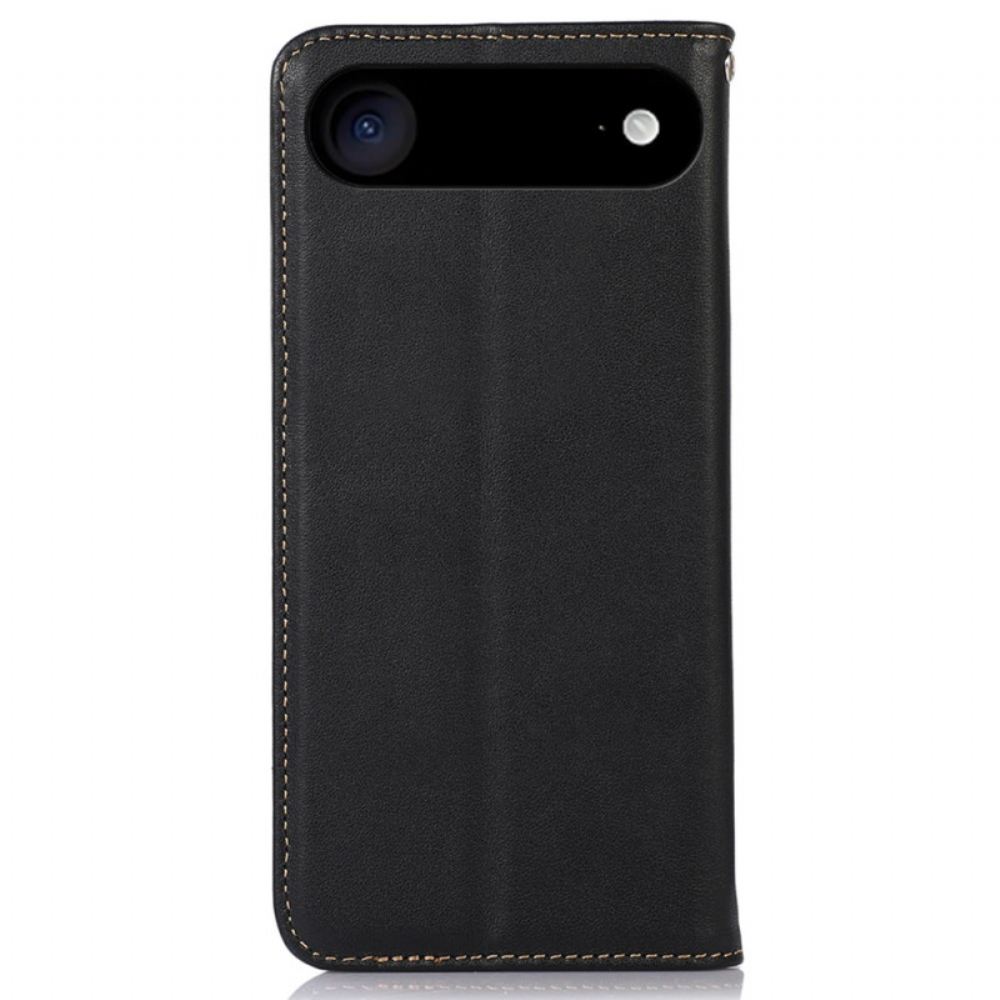 Kožené Pouzdro Folio iPhone Air Prémiová Kůže Khazneh