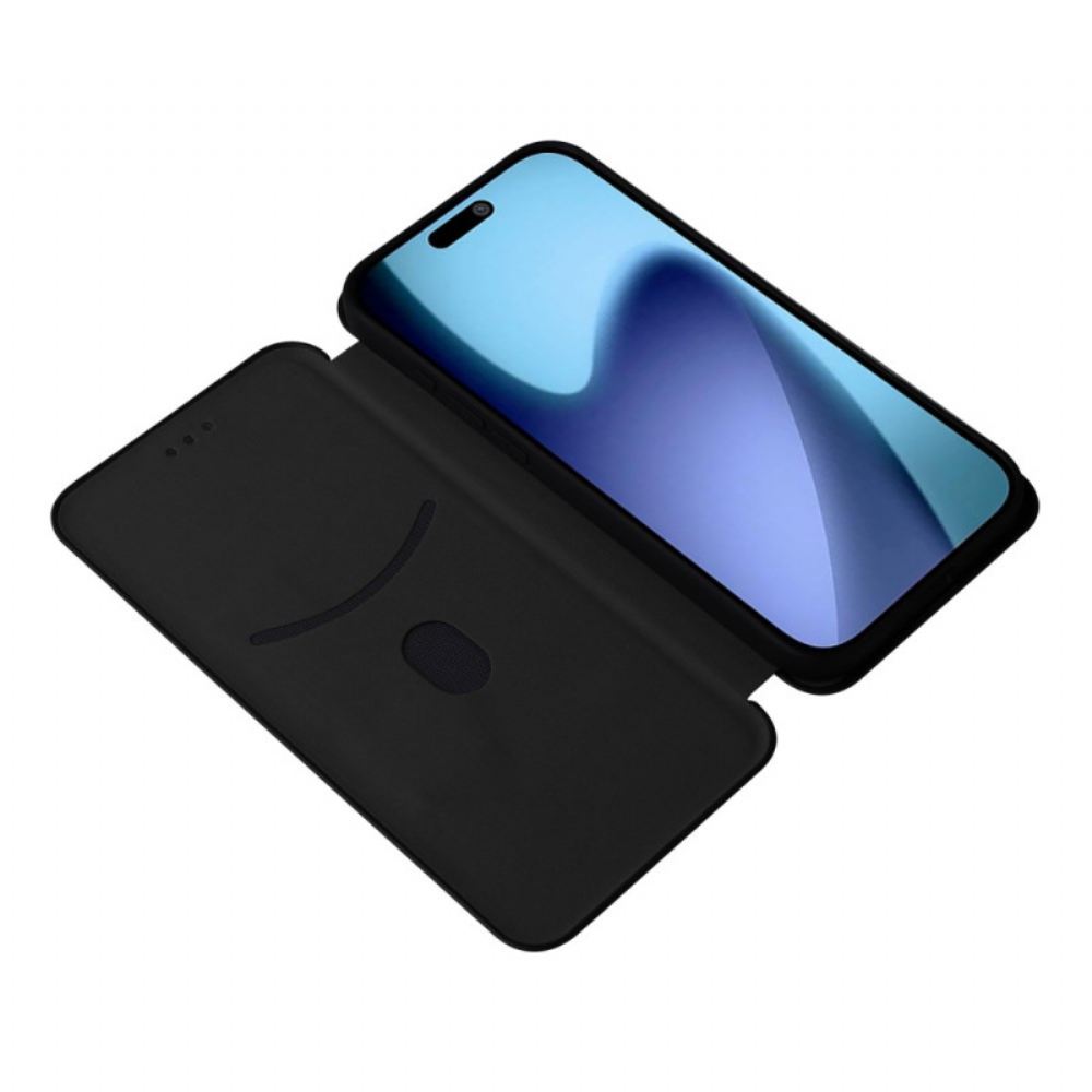 Kožené Pouzdro Folio iPhone Air Uhlíková Vlákna